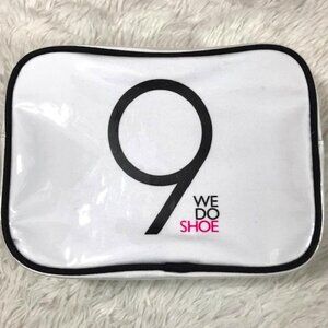 NWOT Nine West x TwelveNYC 'WE DO SHOE' Cosmetic Bag